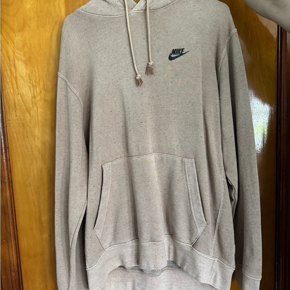 Nike Men's Beige Hoodie